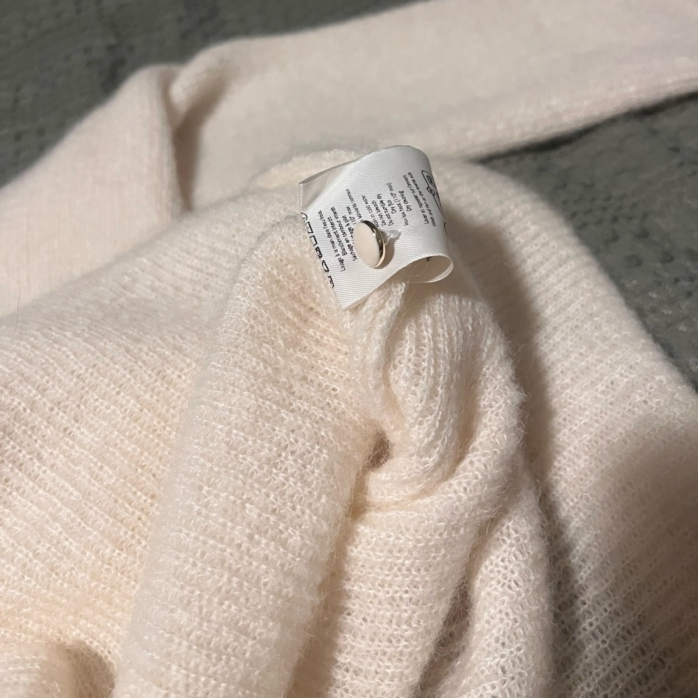Sezane Barry Cardigan Ecru, size Small - Picture 6 of 11